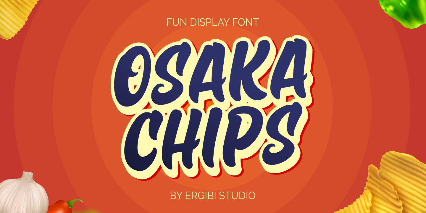 Font Osaka Chips